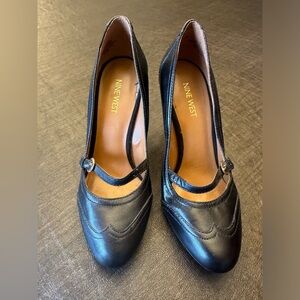 πΌNine West Mary Jane Oxford leather heels